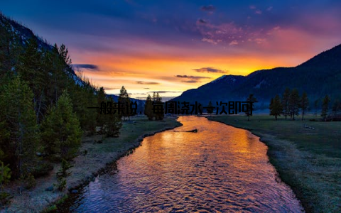 一般来说, 每周浇水一次即可