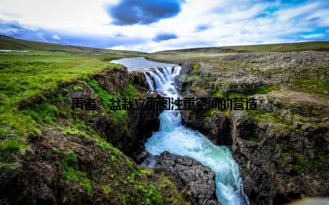 再者, 盆栽立面图注重空间的营造
